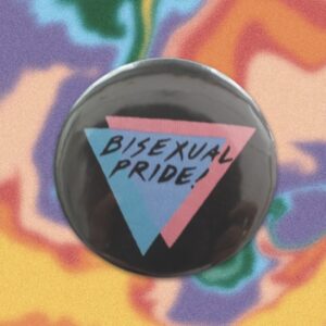 Bisexual pride pin