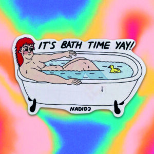 NADIDJ Bath time sticker