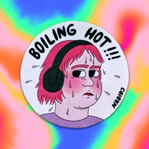 NADIDJ Boiling hot sticker