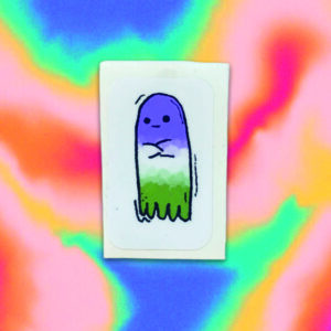 Ghost sticker (different colors)