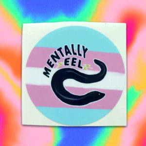 Mentally eel sticker (different colors)