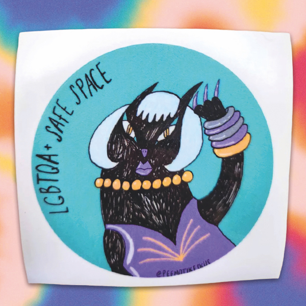 Lambaliha Safe Space - Queen sticker