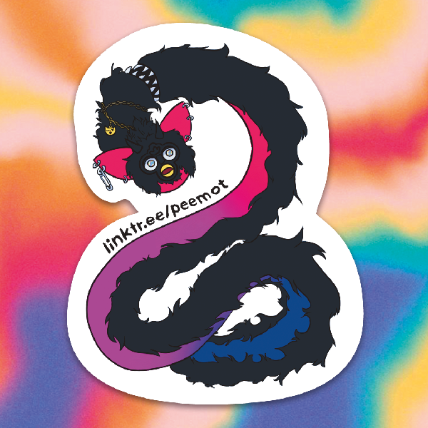 Long Furby sticker (different colors) - Image 4