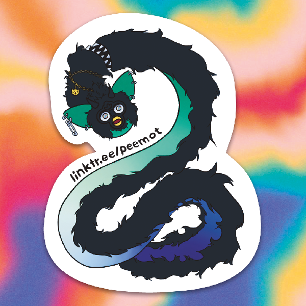 Long Furby sticker (different colors) - Image 5