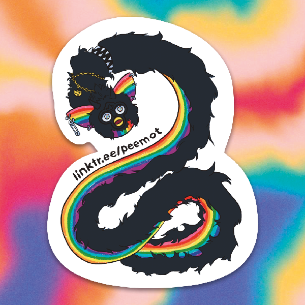 Long Furby sticker (different colors) - Image 8