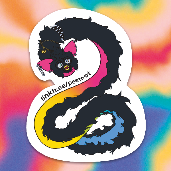 Long Furby sticker (different colors) - Image 6