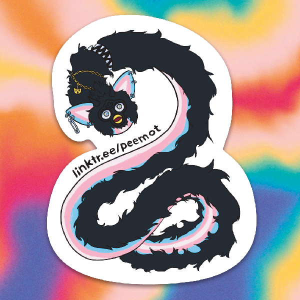 Long Furby sticker (different colors) - Image 3
