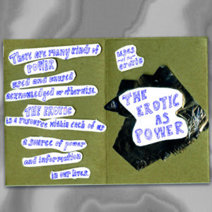 Zine "The Erotic as Power"