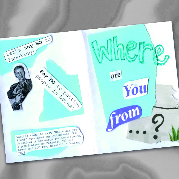 Zine "Where are you from?"