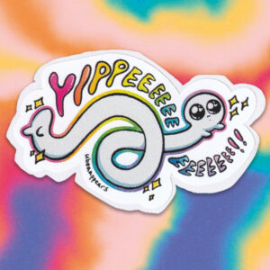 Yippee sticker (different colors)