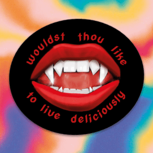 Vampire sticker