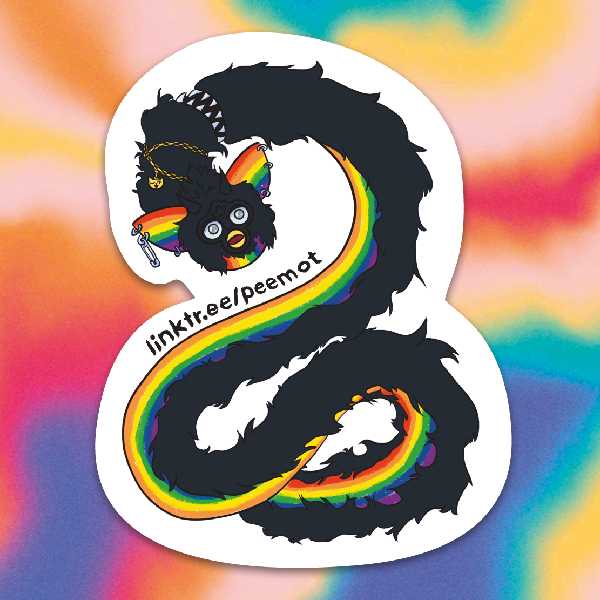 Long Furby sticker (different colors) - Image 7